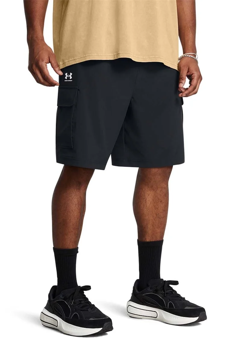 Pantaloni scurti cargo lejeri Vibe, Negru
