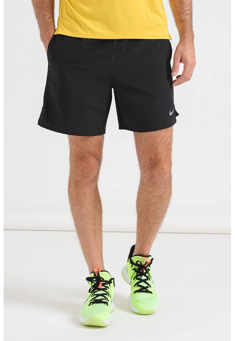 Pantaloni scurti pentru alergare Challenger, Negru