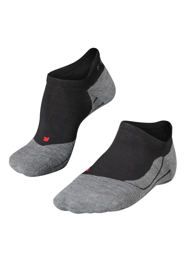 Sosete invizibile Run RU4, Negru/Gri melange
