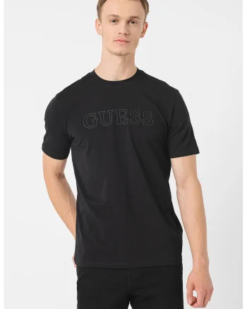 Tricou cu logo in relief, pentru antrenament, Negru