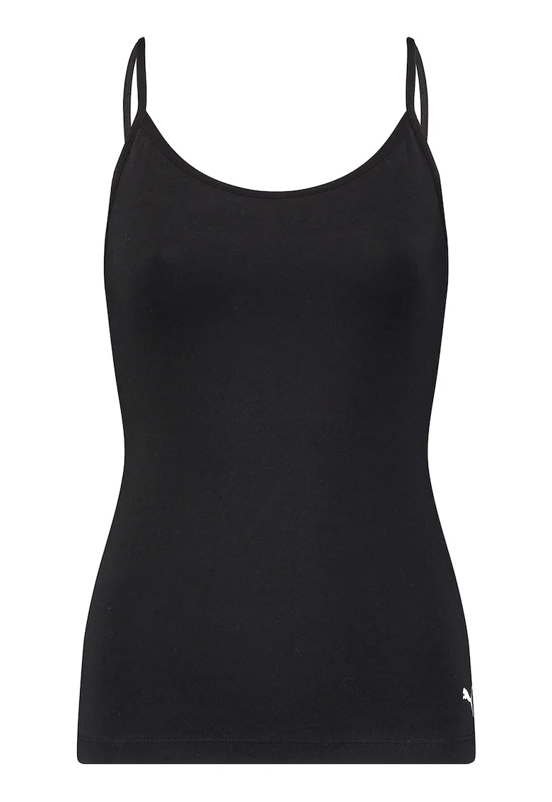 Top uni din amestec de modal, Negru