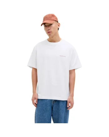 Tricou JACK &JONES Marrakesh Sketch 42012, Alb
