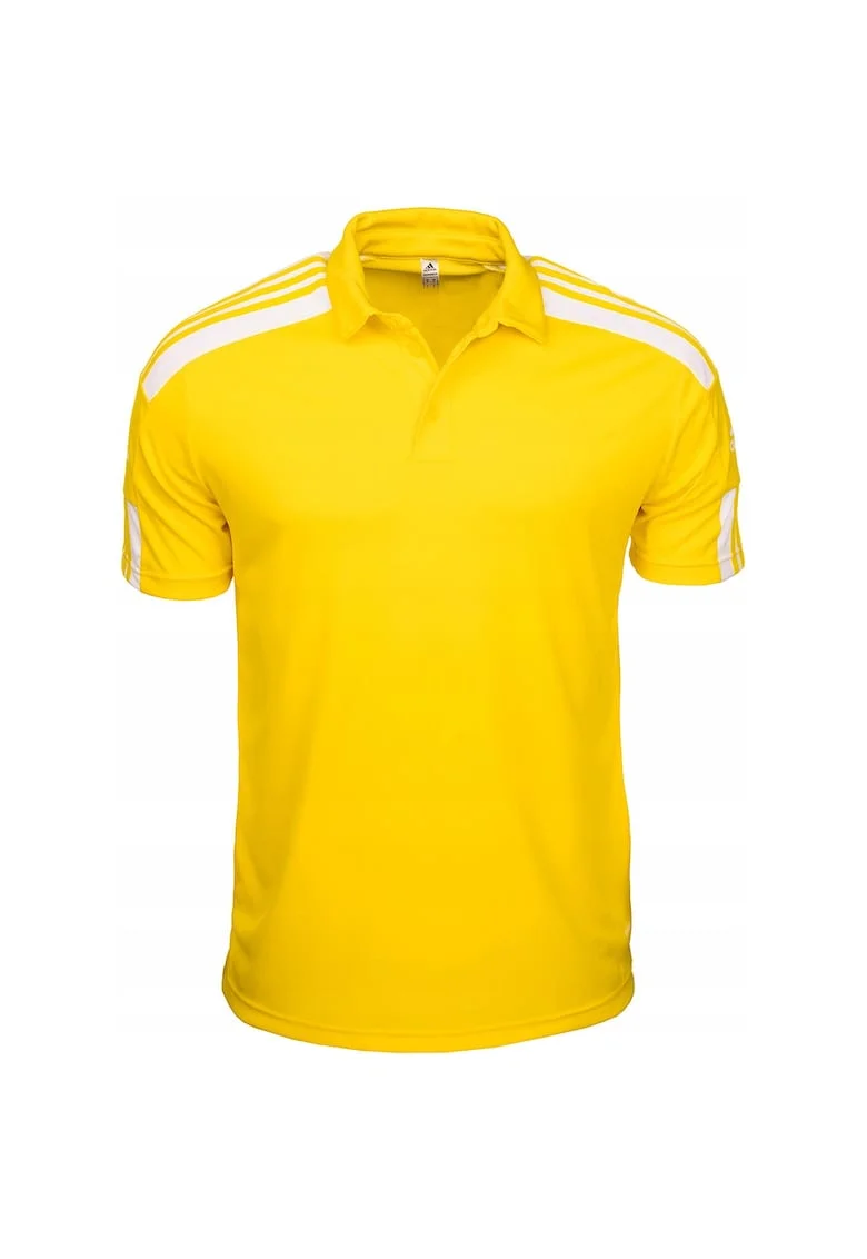 Tricou polo barbati,  Poliester, Negru, Galben