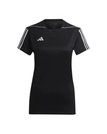 Tricou sport dama,  Poliester, Negru, Negru