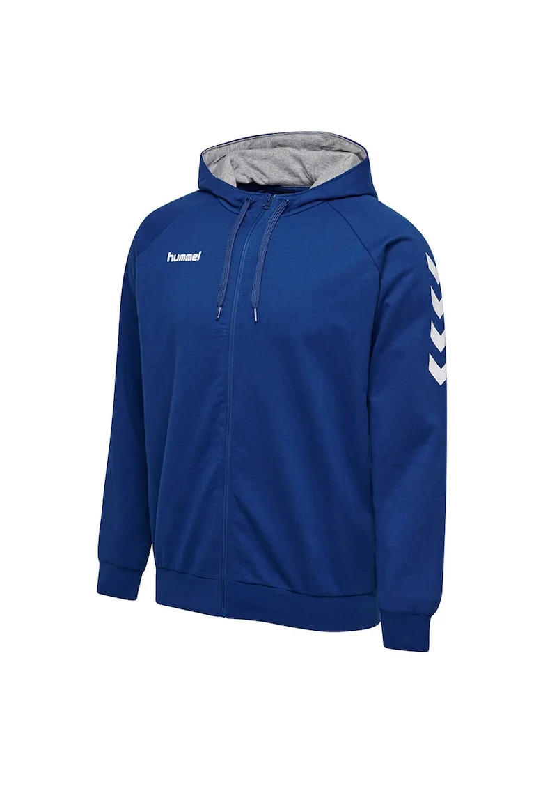 Hanorac  Go Cotton Zip, albastru, barbati