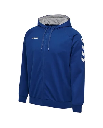 Hanorac  Go Cotton Zip, albastru, barbati