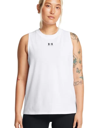 Top Campus Muscle, Alb/Negru