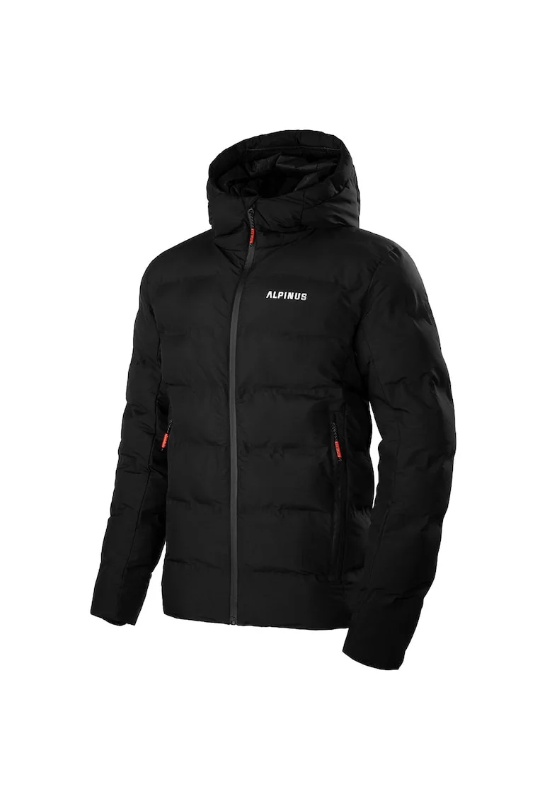 Geaca barbati Furggen,  Material sintetic, Negru, Negru