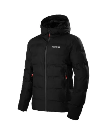 Geaca barbati Furggen,  Material sintetic, Negru, Negru