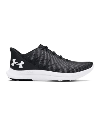Pantofi pentru alergare Charged Speed Swift, Alb/Negru