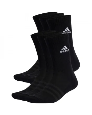 Set 6 perechi sosete  Cushioned Crew, Negru