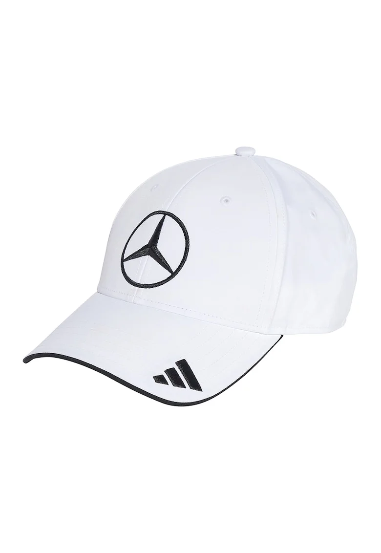 Sapca unisex pentru fitness Mercedes - AMG Petronas Formula 1, Negru/Alb optic