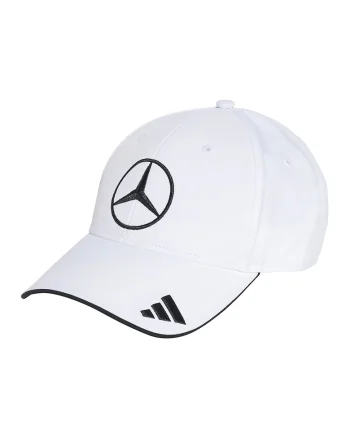 Sapca unisex pentru fitness Mercedes - AMG Petronas Formula 1, Negru/Alb optic