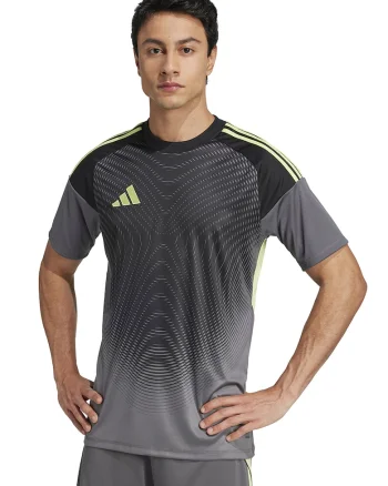 Tricou pentru fotbal Tiro 25 Competition, Negru/Gri