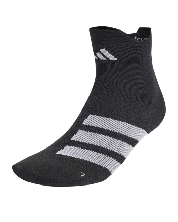 Sosete unisex pentru alergare Adizero, Negru stins/Alb optic