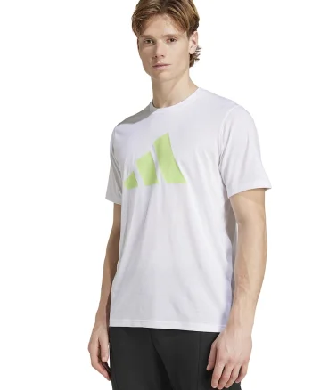 Tricou cu imprimeu grafic PWR 3, Alb/Verde deschis