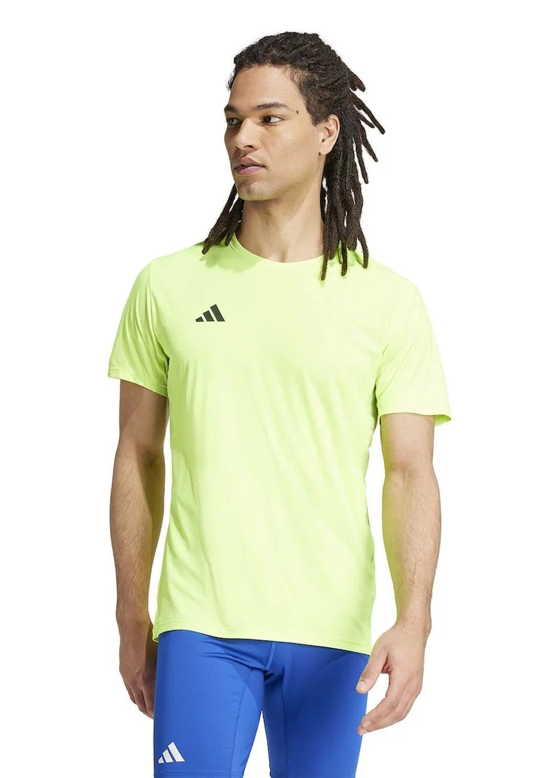 Tricou slim fit pentru alergare Adizero, Verde lime