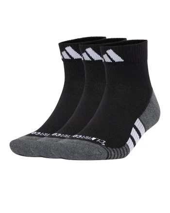 Set de sosete scurte cu logo, pentru antrenament - 3 perechi, Negru/Alb optic/Gri antracit