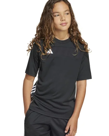 Tricou pentru fotbal Tiro Essentials, Alb/Negru