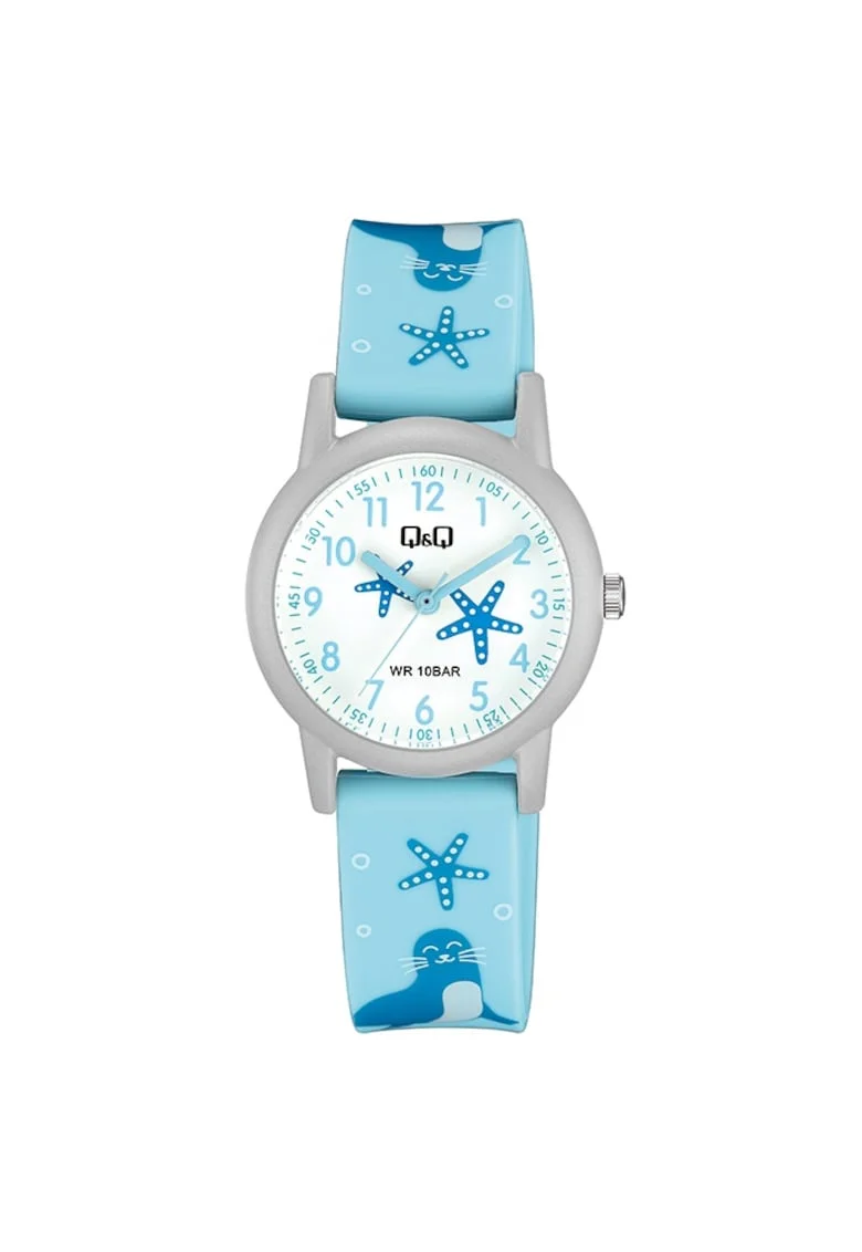 Ceas copii  V23A-002VY, rezistent la apa 100 m, Foca