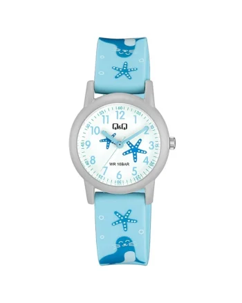 Ceas copii  V23A-002VY, rezistent la apa 100 m, Foca