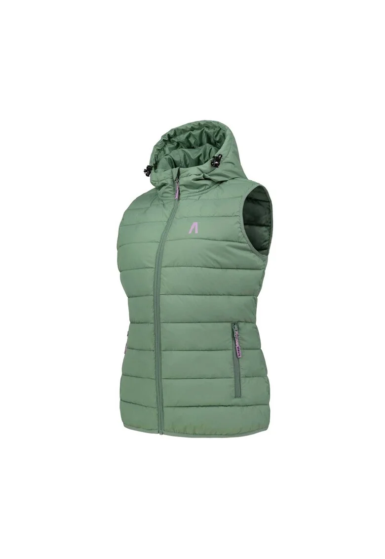 Vesta dama Monza,  Poliester, Verde menta, Verde menta