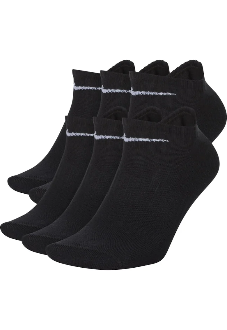 Set 6 perechi sosete  Everyday Lightweight, Negru