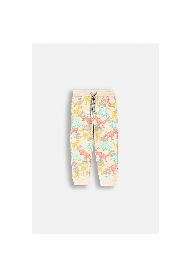 Pantaloni sport cu model cu dinozauri
