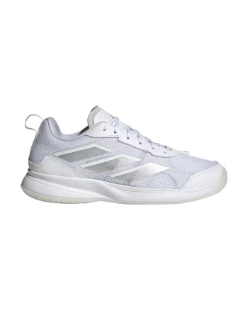 Pantofi cu garnituri din plasa pentru tenis AvaFlash, Alb/Argintiu