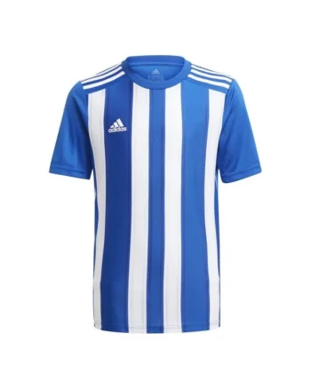 Tricou,  Striped 21 Jr, Poliester, Alb/Albastru, Alb/Albastru