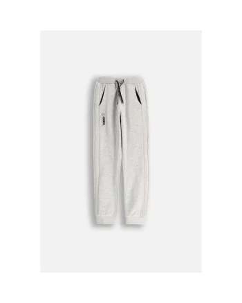 Pantaloni sport cu captuseala terry si talie ajustabila