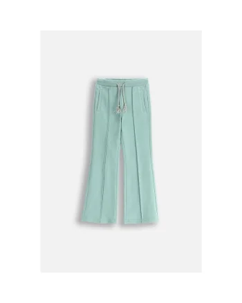 Pantaloni sport evazati cu talie ajustabila