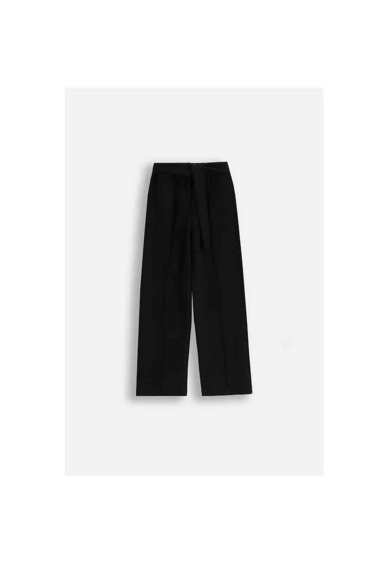 Pantaloni sport cu croiala ampla, Negru