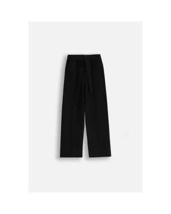 Pantaloni sport cu croiala ampla, Negru