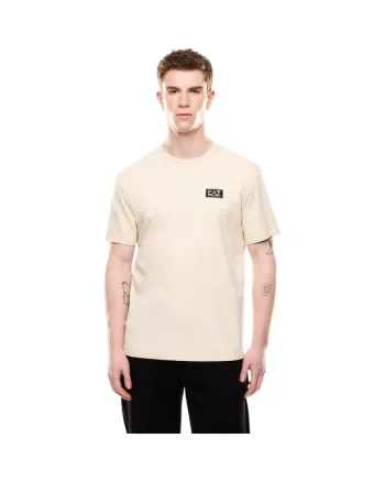 Tricou  EA7 Train Logo Premium 42621, Bej