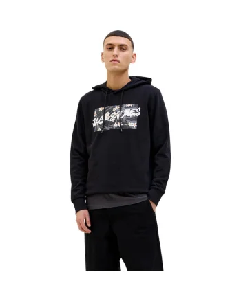 Hanorac JACK &JONES Hawaii Shape 42633, Negru