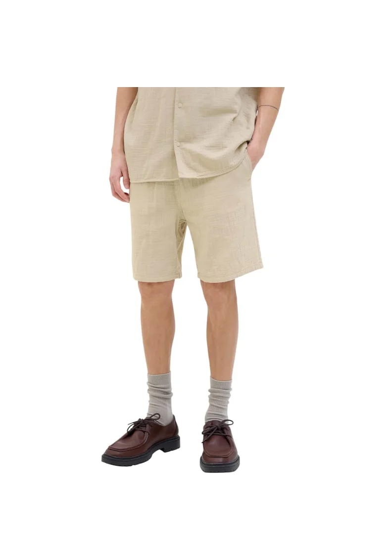 Short JACK &JONES Aiden Patras 42753, Bej