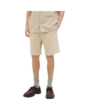 Short JACK &JONES Aiden Patras 42753, Bej