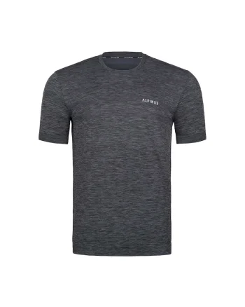 Tricou barbati Antorno,  Poliamida/Poliester, Gri
