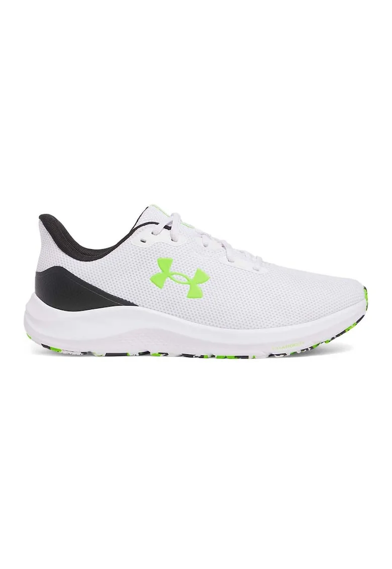 Pantofi Charged Pursuit 4 din plasa pentru alergare, Alb/Verde neon