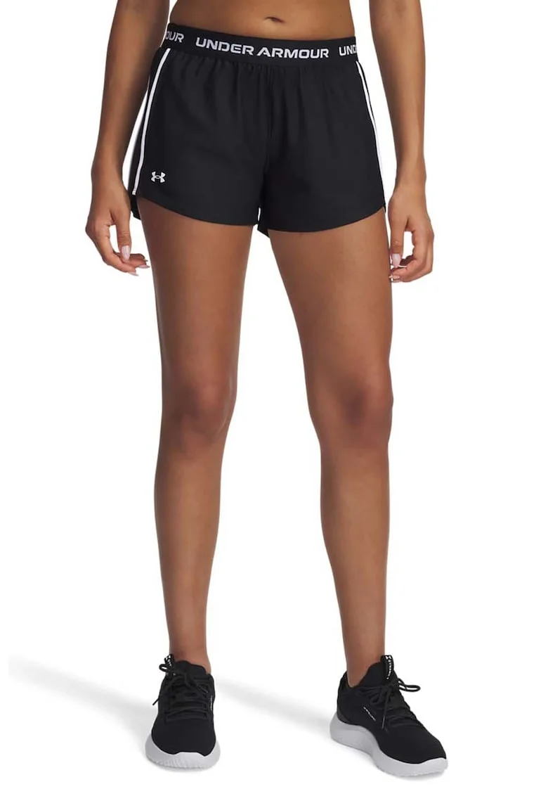 Pantaloni scurti pentru fitness Tech™ Play Up, Alb/Negru