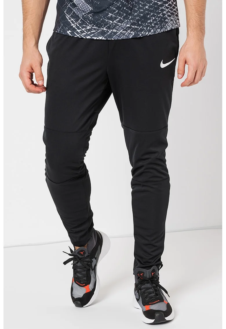 Pantaloni cu talie elastica pentru fotbal Park20, Negru