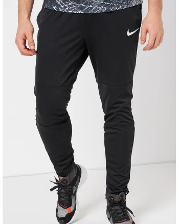 Pantaloni cu talie elastica pentru fotbal Park20, Negru
