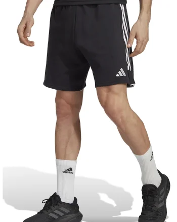 Pantaloni scurti pentru fotbal Tiro23, Alb/Negru