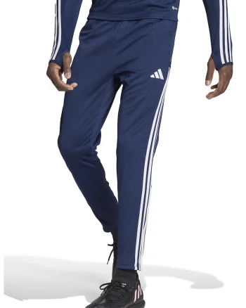 Pantaloni slim fit pentru antrenament Tiro 23 League, Alb/Albastru inchis