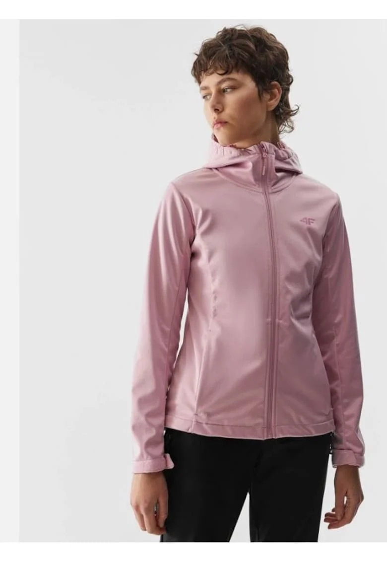 Jacheta dama softshell,  Poliester, Roz