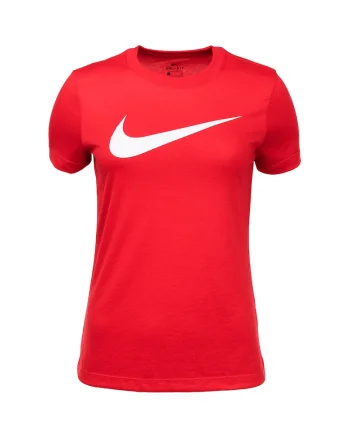 Tricou sport dama,  Bumbac, Rosu