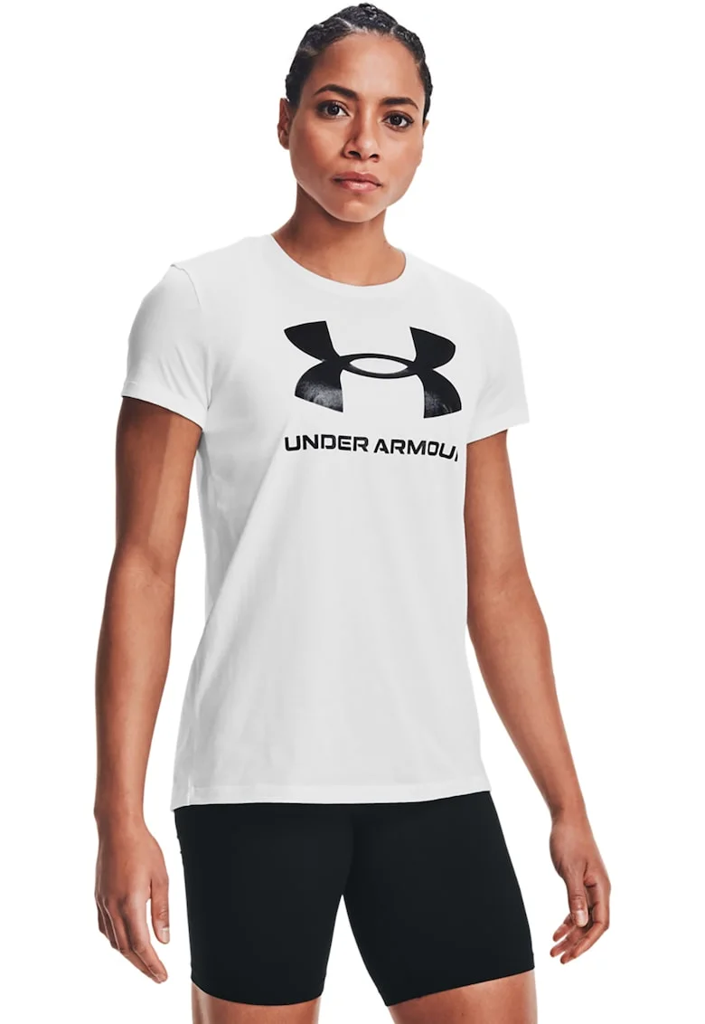 Tricou lejer Rival, Negru/Alb optic