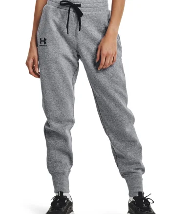Pantaloni lejeri pentru fitness Rival, Gri deschis melange