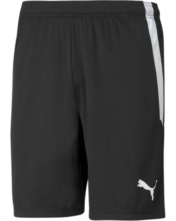 Pantaloni scurti pentru fotbal teamLIGA, Alb/Negru stins